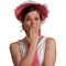 Colonial Pioneer Womens Bonnet - Revolutionary War Red and... Gingham Pilgrim Women Bonnets Sun Hats Dress Up Costume Accessories
